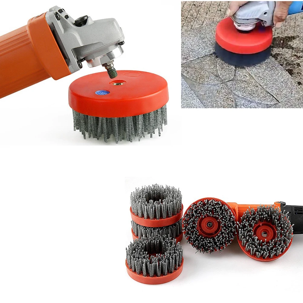 

1PC 4Inch Angle Grinder Steel Wire Brush Grinding Derusting Rust Removal Polishing Cleaning Wheel Brush Antique Abrasive Brush