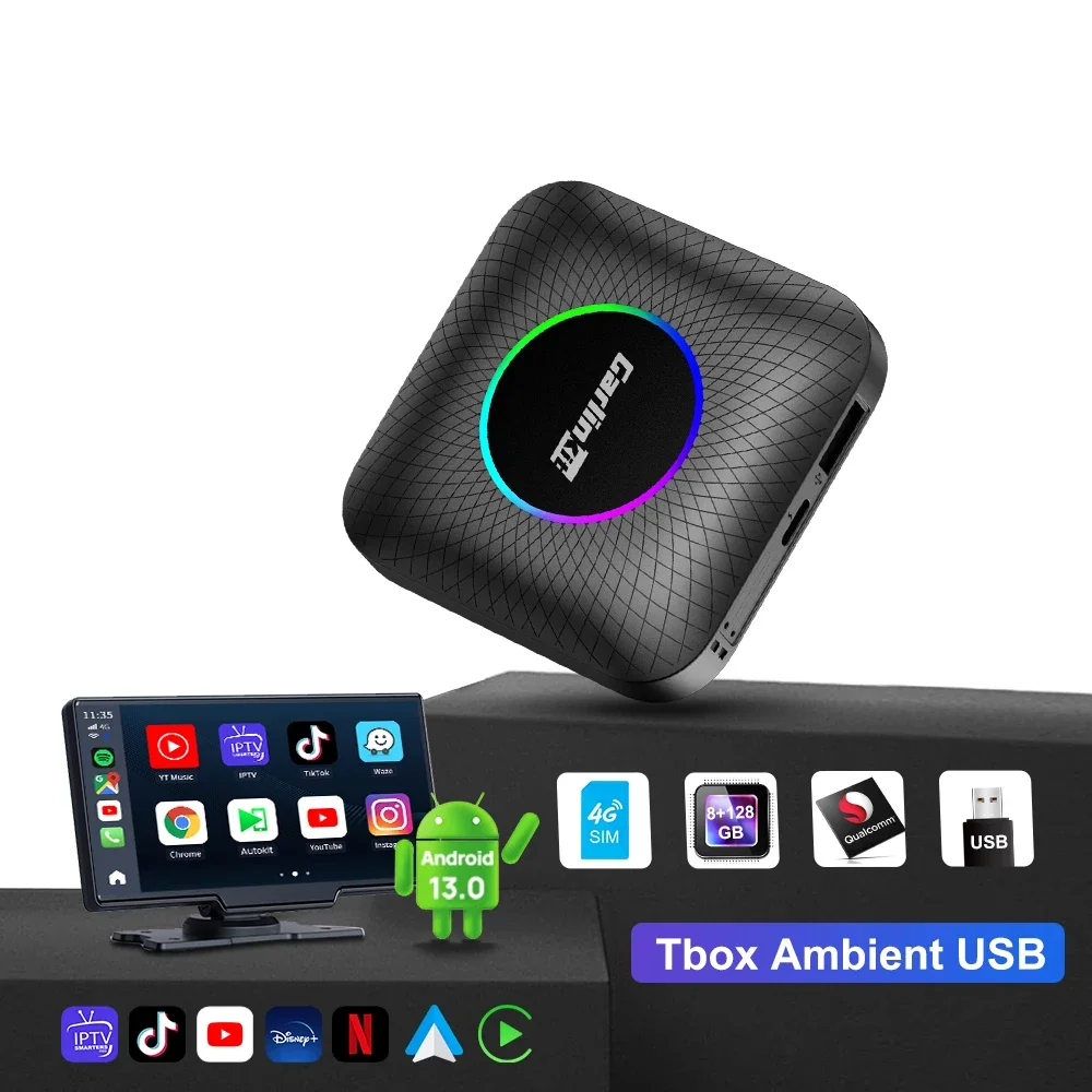 Беспроводной carplay android tbox ambient. Беспроводной carplay android tbox ambient
