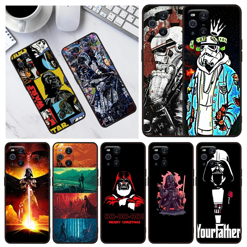 

Christmas Star Wars For OPPO A53S A72 Realme GT Neo2 Q3S GT2 Q3 V15 9 9i Pro C20 C21 Narzo 50i 50A Black Phone Case