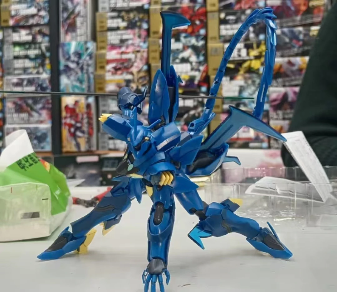 Фото Оригинальная модель GUNDAM от Bandai HGBF 1/144 GEARA GHIRARGA, аниме-фигурки, статуэтки из ПВХ, коллекционные игрушки, в наличии №5