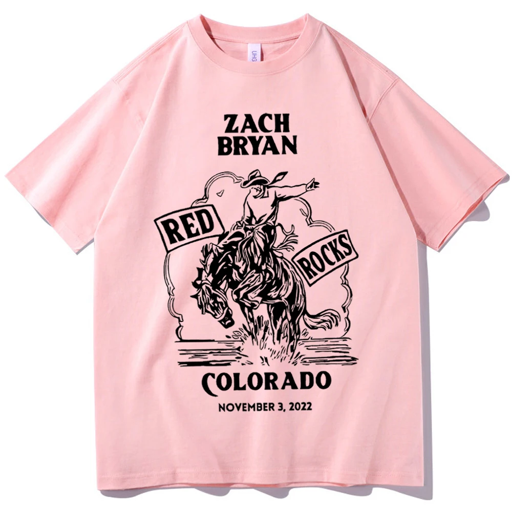 Рубашка Zach Bryan музыкальная рубашка подарок для Fan Merch рубашки с круглым вырезом и