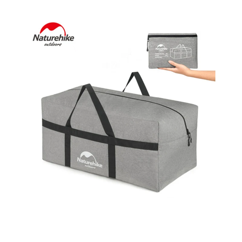 

Складная тканевая сумка для багажа Naturehike из полиэстера для мужчин, вместительные портативные дорожные мешки для хранения одежды на молнии, дорожная сумка унисекс