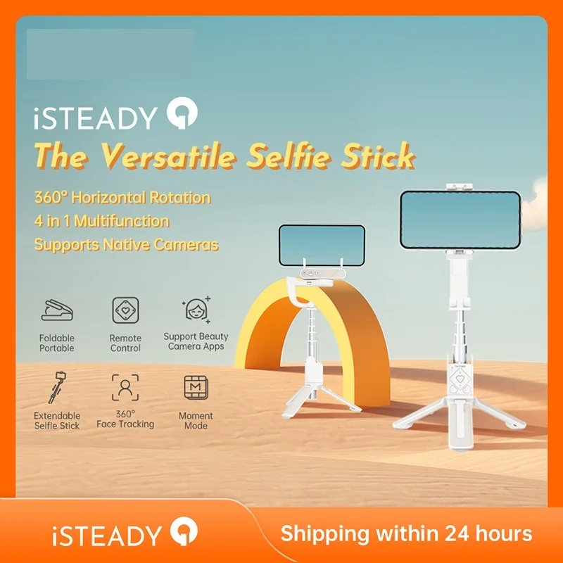 

2022 ISteady Q одноосевой шарнирный стабилизатор автоматический баланс селфи-палка регулируемый штатив с пультом дистанционного управления для ...