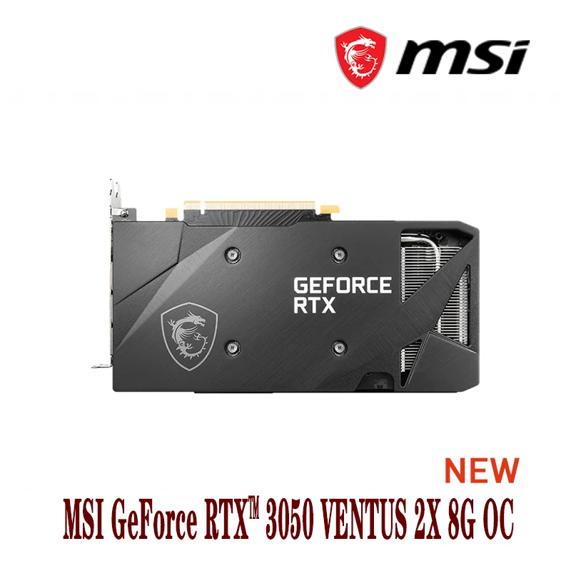MSI GeForce RTX™3050 VENTUS 2X 8G OC поддержка AMD Intel десктопный процессор LHR Новый |