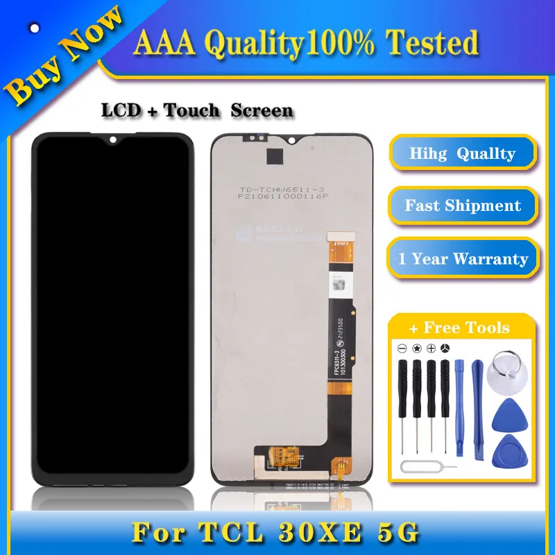 

100% Tested TFT LCD Screen for TCL 30 XE 5G with Digitizer Full Assembly