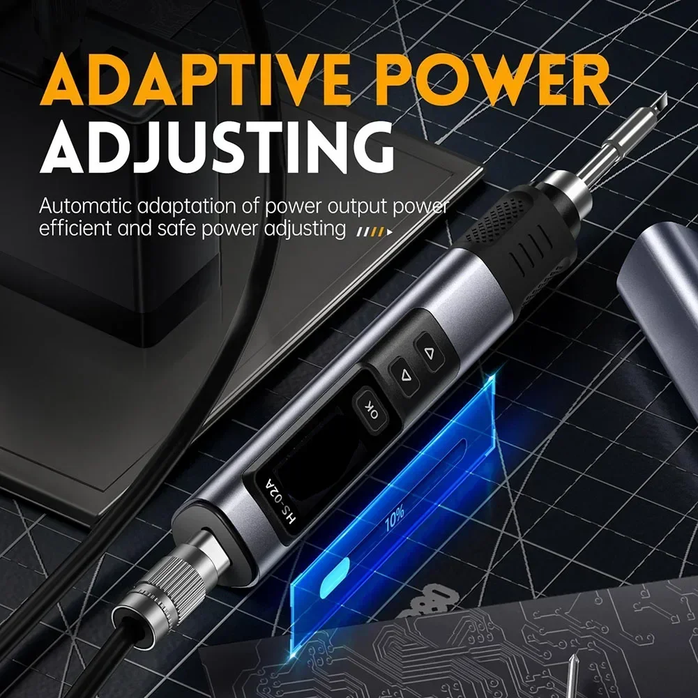 1x HS-02A паяльник паяльная станция PD100W портативный инструмент для ремонта