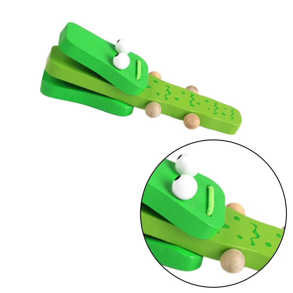

Instruments Kids Wooden Castanets Musical Castanet Baby Toys Toy Instrument Hand Clapper Rhythmpercussion Finger Toddler