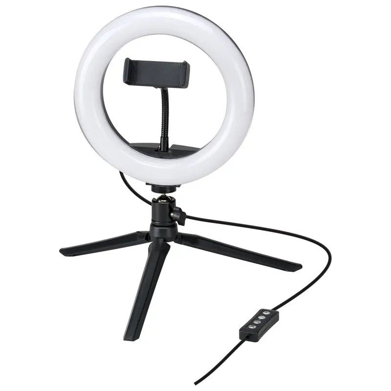 

Vlogging Tripod with LED Light Ring, Black, TPDL801B