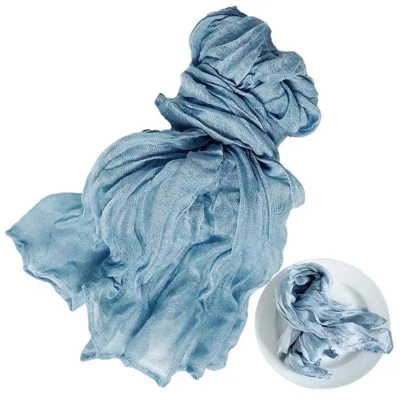 

Boho Napkins Napkin Cotton Gauze Handmade Cloth Napkins With Wrinkled Towel Household Cute Absorbent Napkin Table Decoration