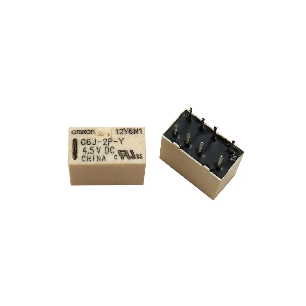 

G6J - 2 p - Y signal relay G6J - 2 p - Y - 4.5 VDC 4.5 V 1 a relay into 8 feet