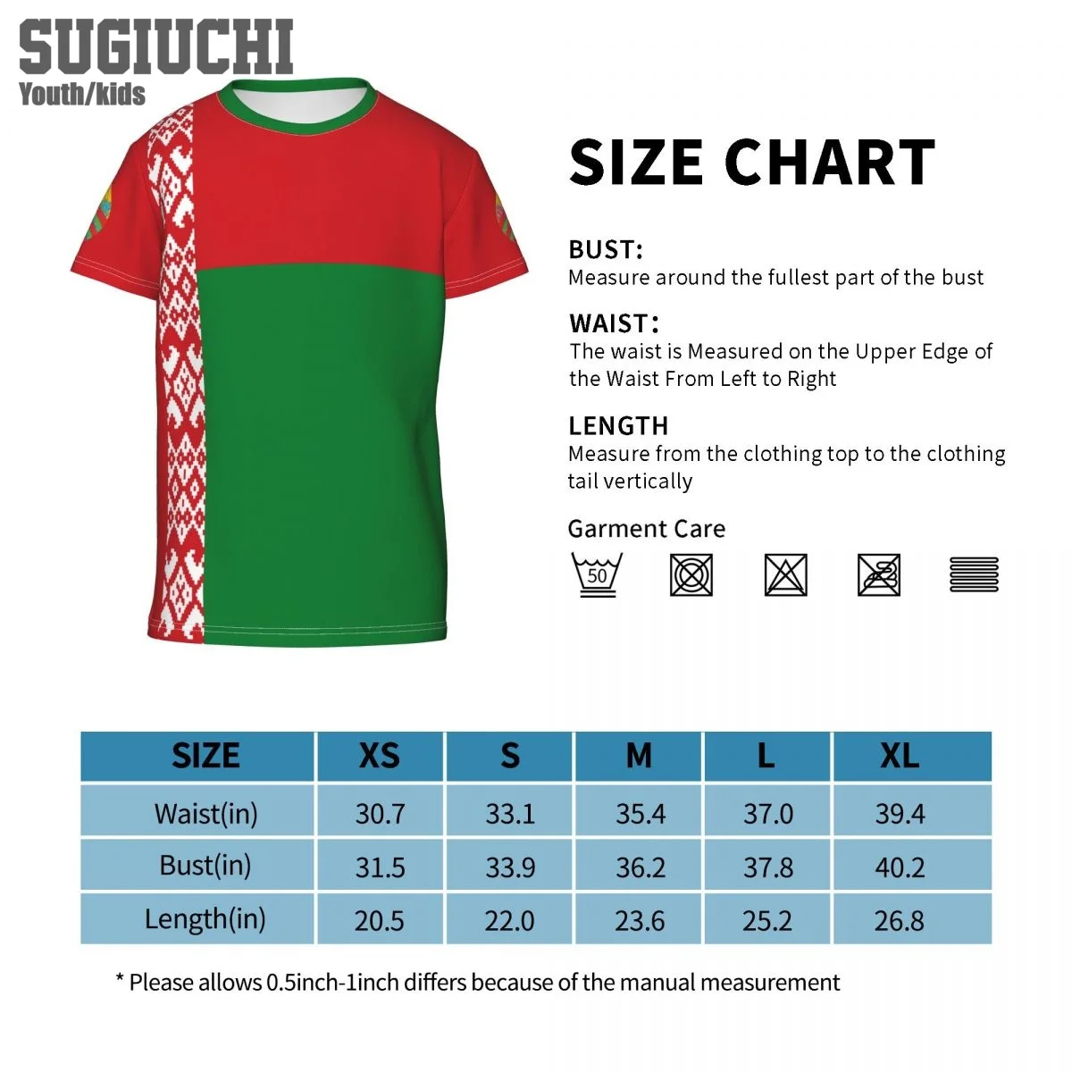 Пользовательское имя номер флаг Беларусь эмблема 3D футболки для детей