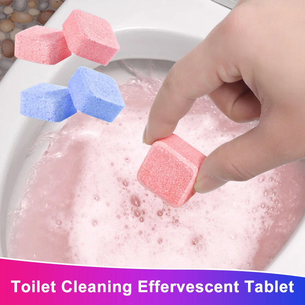 

5pcs Automatic Toilet Bowl Cleaner Effervescent Tablet for Toilet Fast Remover Deodorant Bathroom Accessories Home Cleaning Tool