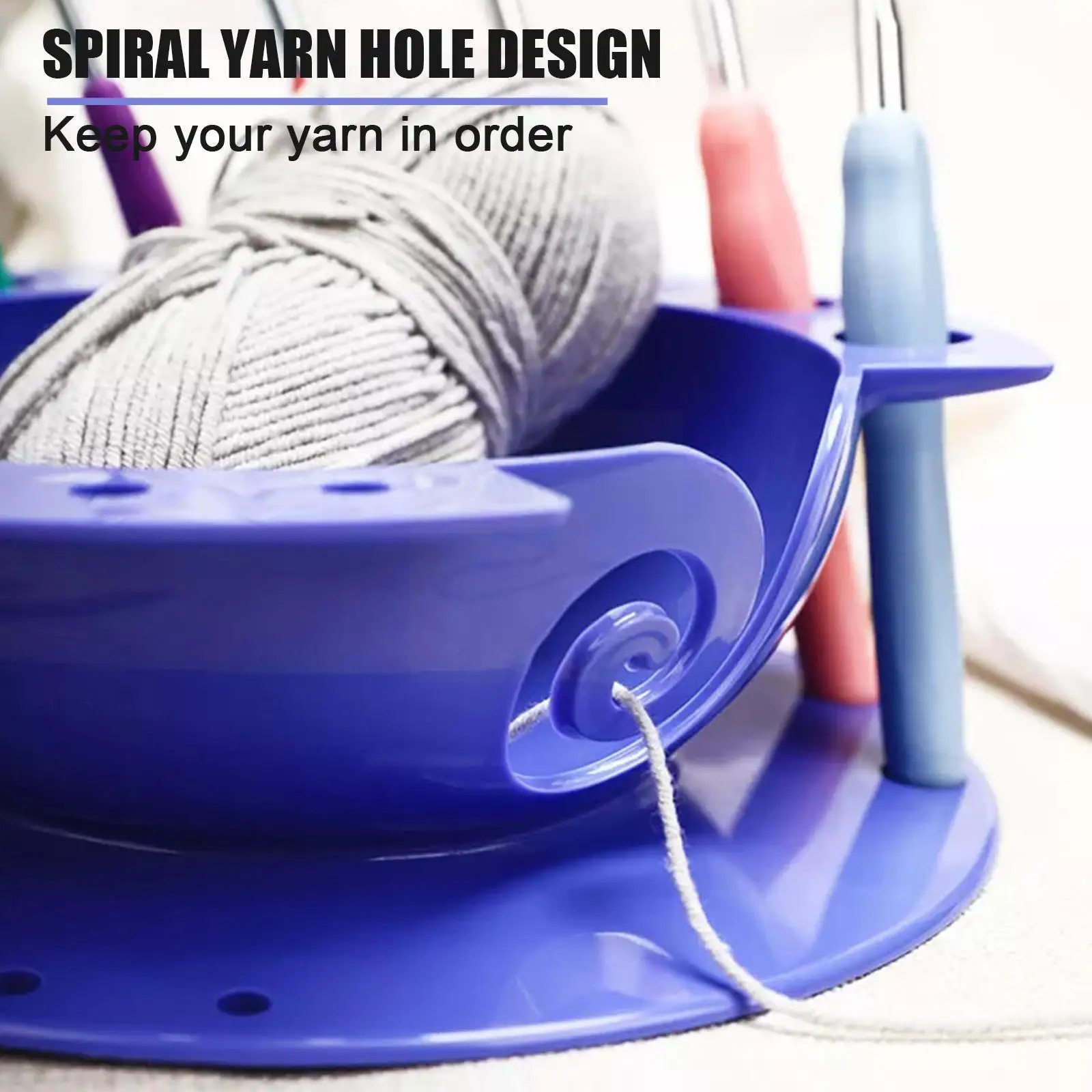 

Пластиковая чаша «сделай сам», чаша для хранения пряжи, аксессуары для вязания, чаша предотвращает хранение крючка, набор для рукоделия с от...