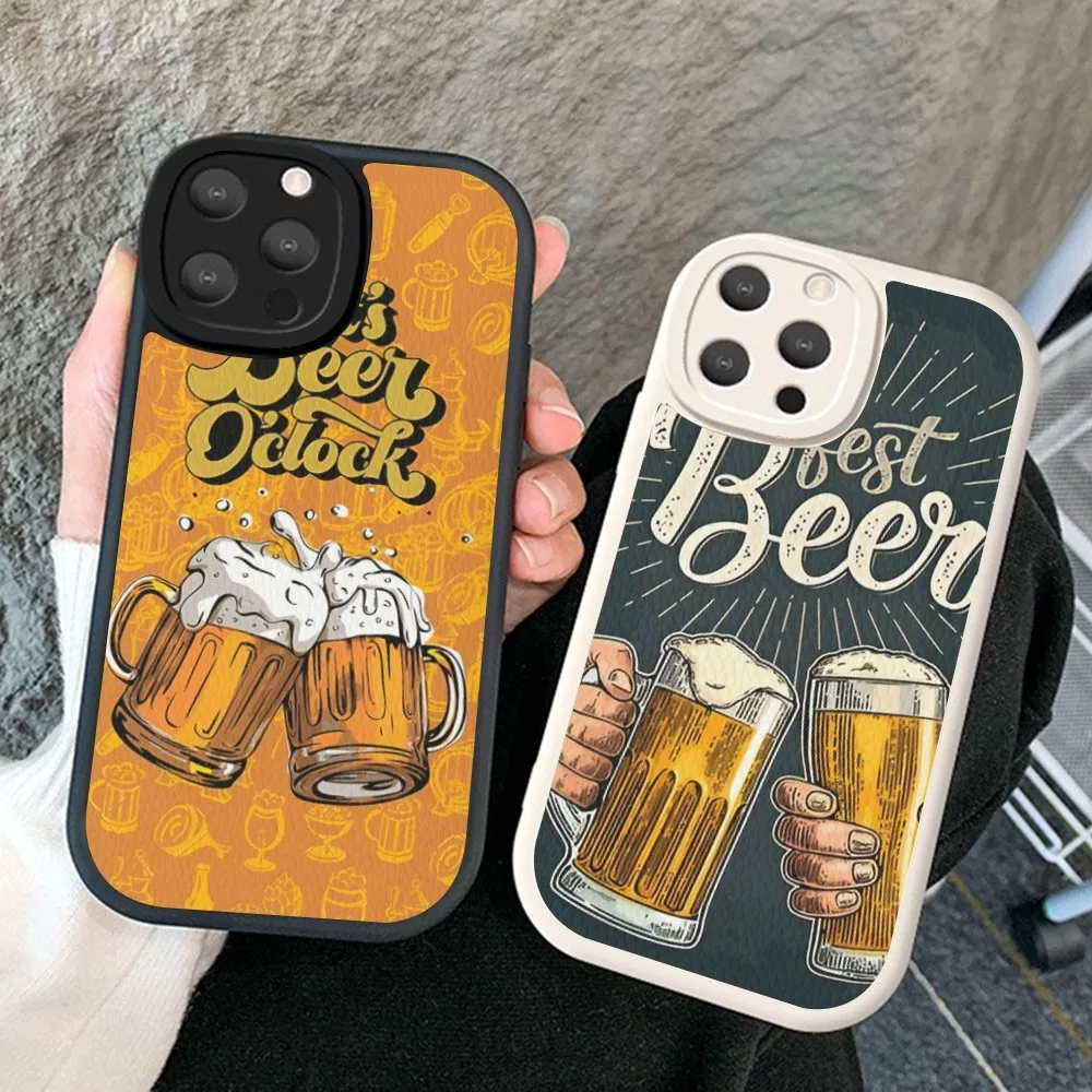 Чехол для телефона Beers Alcohol Bubble из жесткой кожи iPhone 14 13 12 Mini 11 Pro Max Xs X Xr 7 8 Plus Fundas