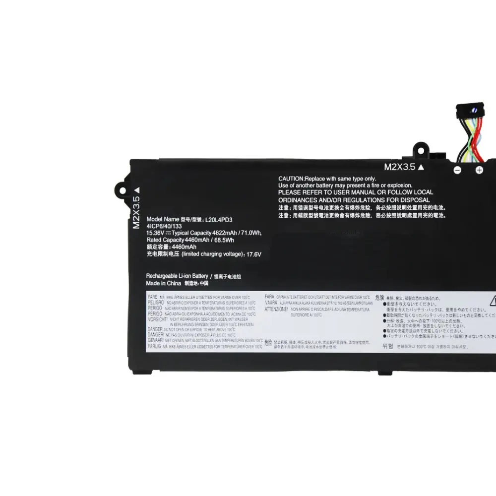 НОВЫЙ аккумулятор для ноутбука L20L4PD3 L20M4PD3 Lenovo Legion S7 Slim 7 15ACH6 ​ ThinkBook 16p Series R9000X 2021R