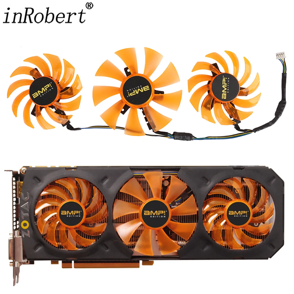 Вентилятор для видеокарты ZOTAC GeForce GTX 780 770 980 780Ti AMP 75 мм GA81S2U 85 мм GA91S2H