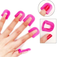 26pcsset 10 sizes g curve shape nail protector varnish finger cover spill proof french stickers manicure nail art tools