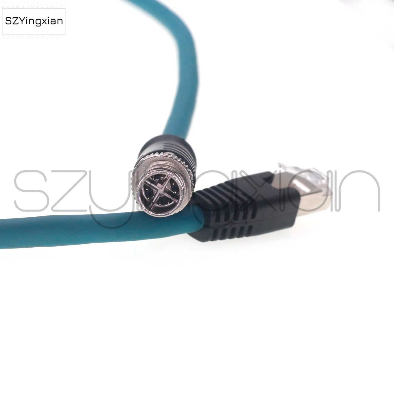 _ Контактный разъем RJ45, авиационная штепсельная вилка, 8 контактов, X кодированный кабель Ethernet для промышленной камеры, IP67 экранированный кабель датчика