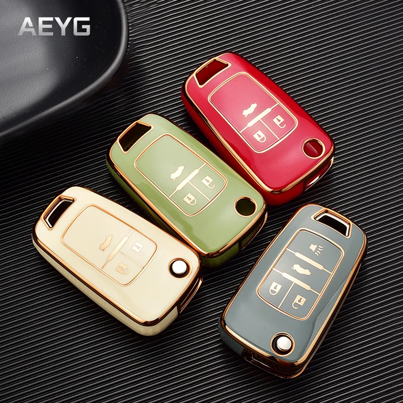 

TPU Car Key Case Cover Holder Shell Fob For Chevrolet Cruze Aveo Trax Sail Malibu For Opel Vauxhall Astra Corsa Meriva Insignia