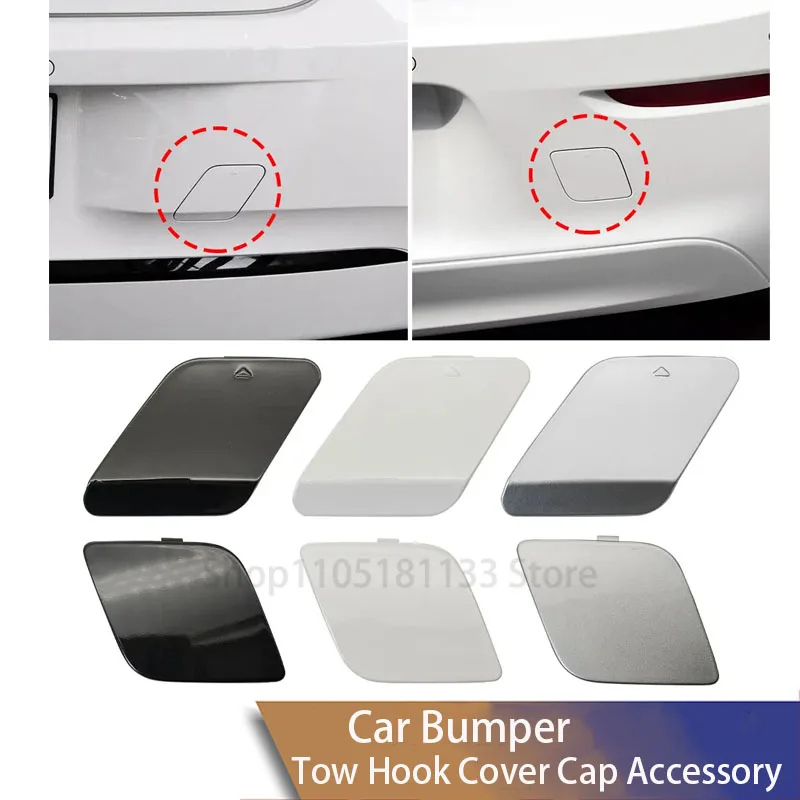 Фото Для BMW F20 серии 1 2012-2018 крышка фаркопа заднего бампера 51127293548 многоцветные варианты черный, белый цвет 116i 118i 120i №1