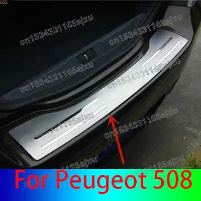 

Автомобильные аксессуары для Peugeot 508 2011-2017 Высококачественная накладка из нержавеющей стали для защиты багажника от царапин