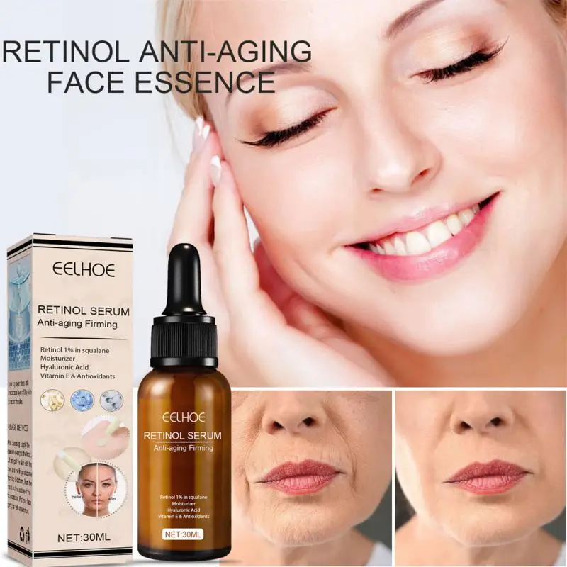 

Retinol Face Serum 1PC Anti Wrinkle Anti-Aging Remove Dark Spots Whitening Moisturizing Facial Skin Care Set Facial Care