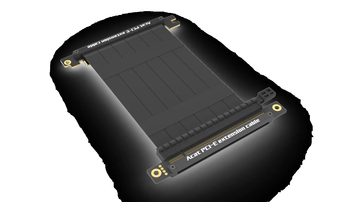 Acat видеокарта Удлинительный кабель PCI-E X16 вертикальное размещение чехол PCIE 16x