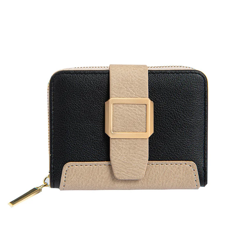 Wallet women's short Korean version small fresh zipper with small wallet female student coin change wallet large capacity Wallet