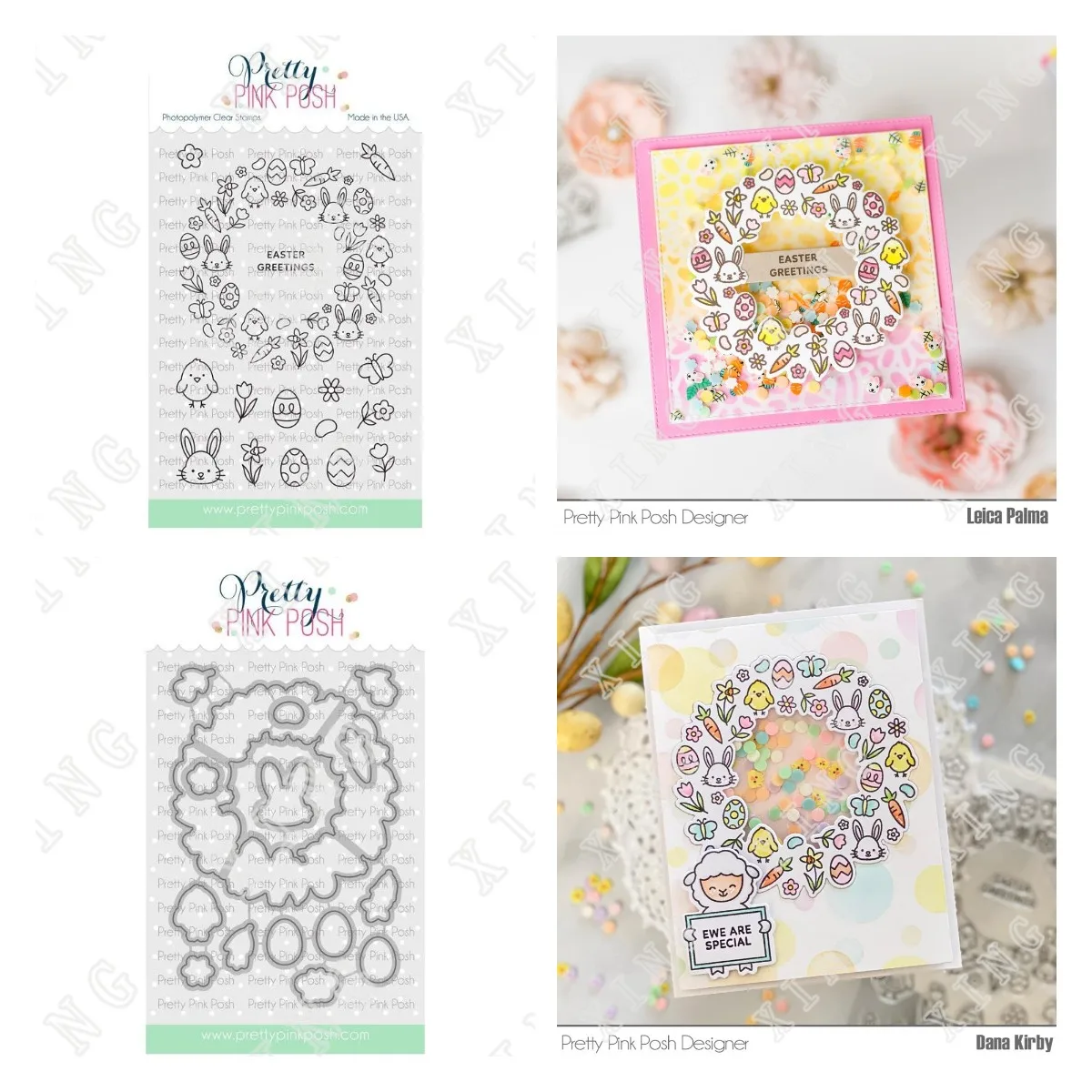 

Easter Wreath Metal Cutting Dies Silicone Stamps Scrapbooking New Make Photo Album Card Diy Paper Embossing Craft Supplies 2022