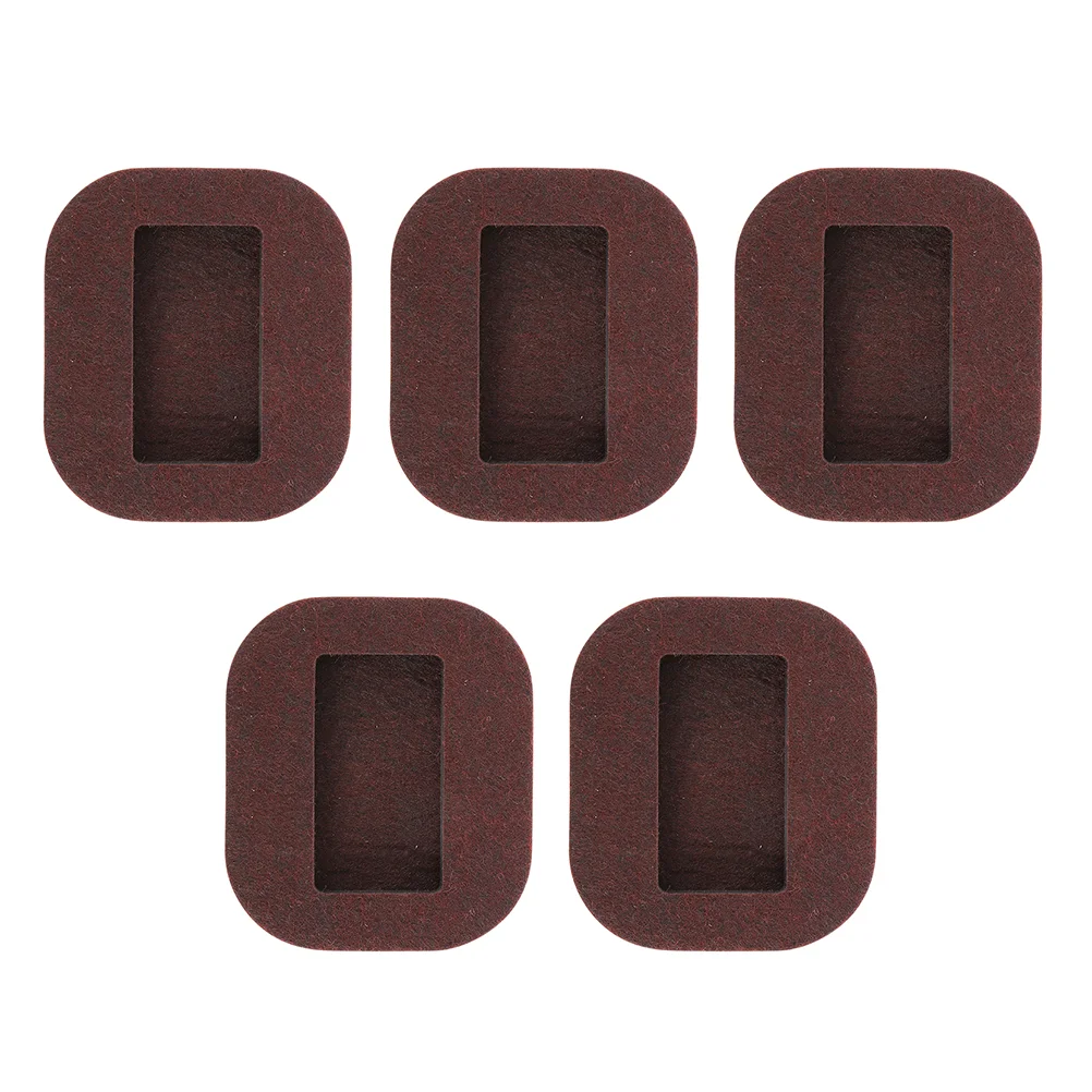

5 Pcs Roller Fixing Pad Chair Caster Cups Furniture Felt Pads Casters Legs Office Wheels