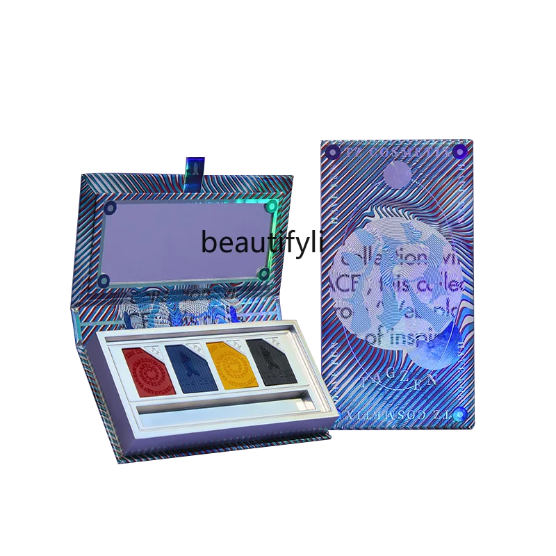 

Makeup Starry Night Cycle Series All Waves Four Colors Color Matching Lipstick Compact Lip Makeup Play a Sense of Art