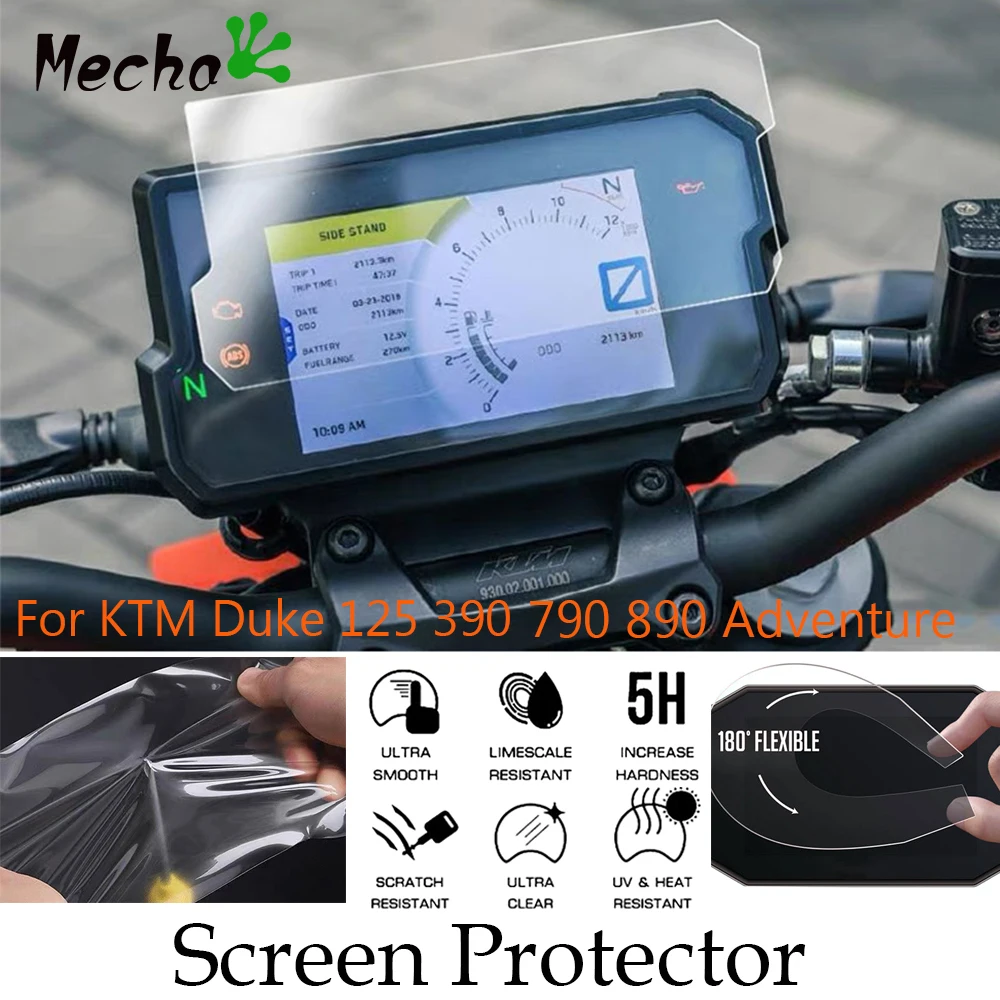 

Motorcycle Cluster Scratch Screen Protection Film Screen Protector for KTM DUKE 125 390 DUKE 790 890 Adventure R ADV R DUKE390