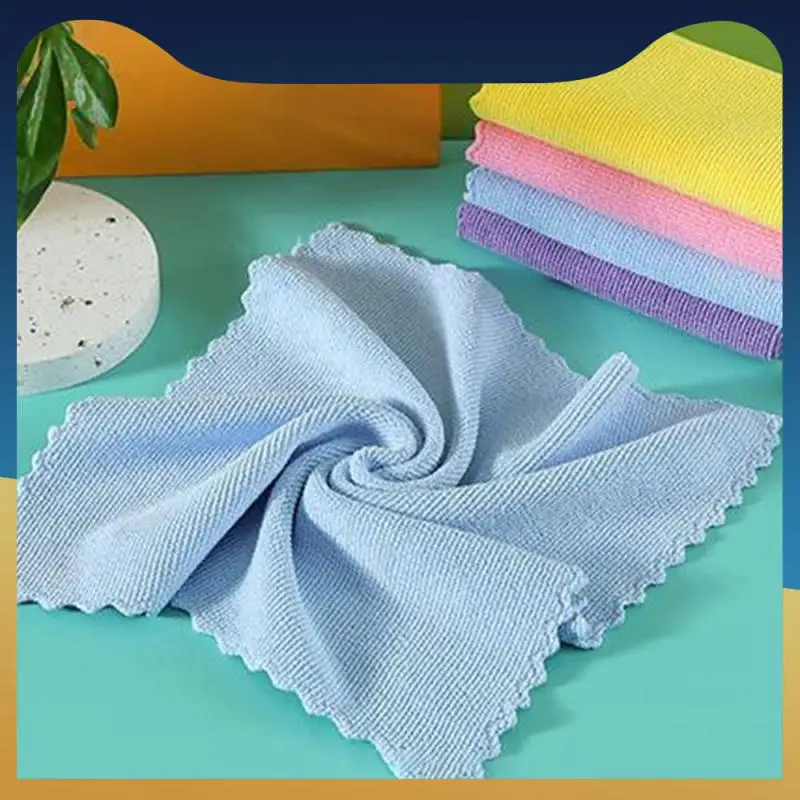 

Glass Cleaning Towel Rag Superfine Fiber Absorbent Scrubbing Cloth Delicate And Soft Traceless Dish Cloth Household Kitchen