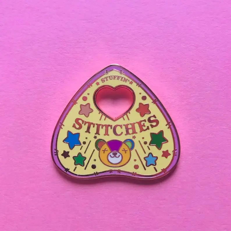 

Stitches Villager Planchette Pin