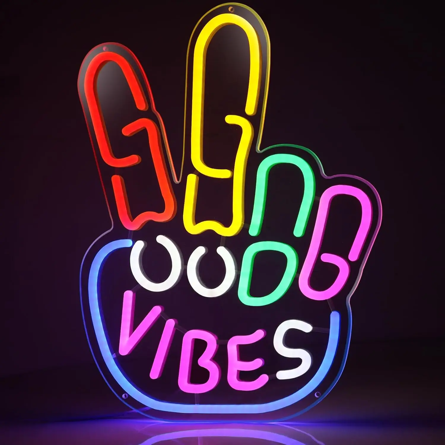 Неоновый знак Good Vibes |