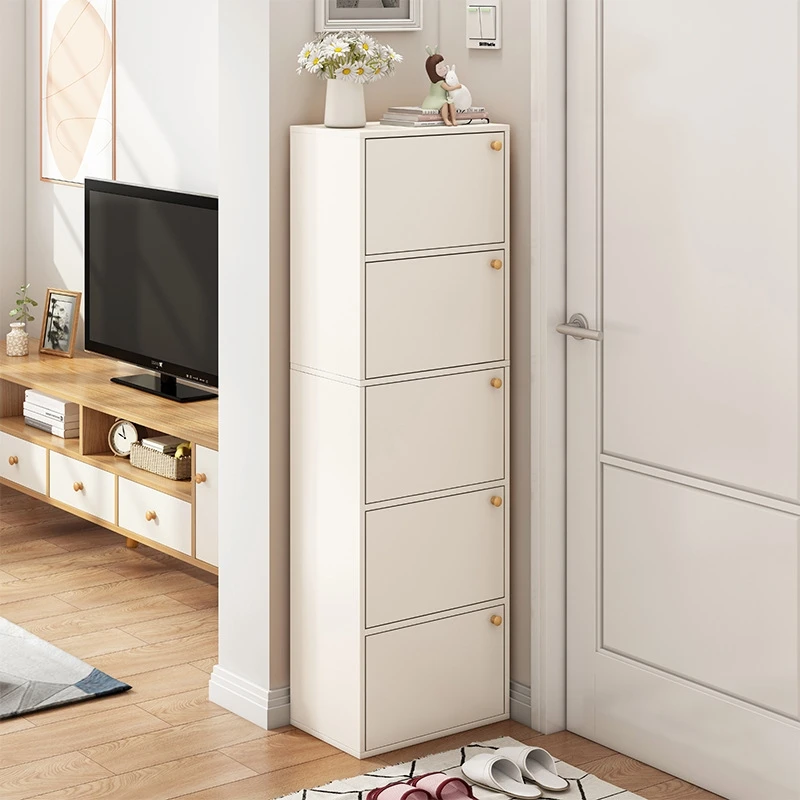 

Вертикальные Шкафы для обуви, компактная перегородка в скандинавском стиле, многофункциональная мебель, белый цвет