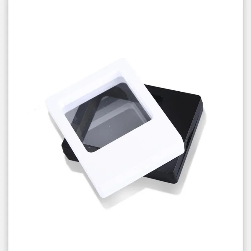 

PET Membrane Acrylic Jewelry Suspended Display Stand Holder Case With Base Gifts Jewellery Stand Holder Box lin5004