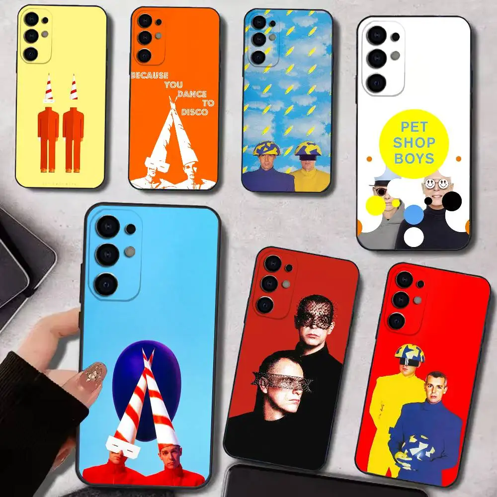 Фото Чехол для телефона Band P-Pet Shop Boys, силиконовый, мягкий, для Samsung S25, S24, S21, S22, S23, S30, Ultra, S20, Plus, Fe, Lite №1