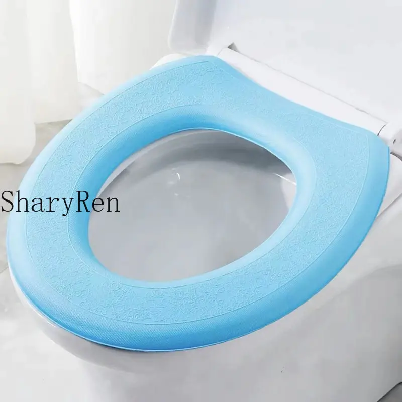 Cover Bathroom Washable Closestool Mat Pad Cushion O-shape Toilet Seat Bidet Toilet Cover Accessories