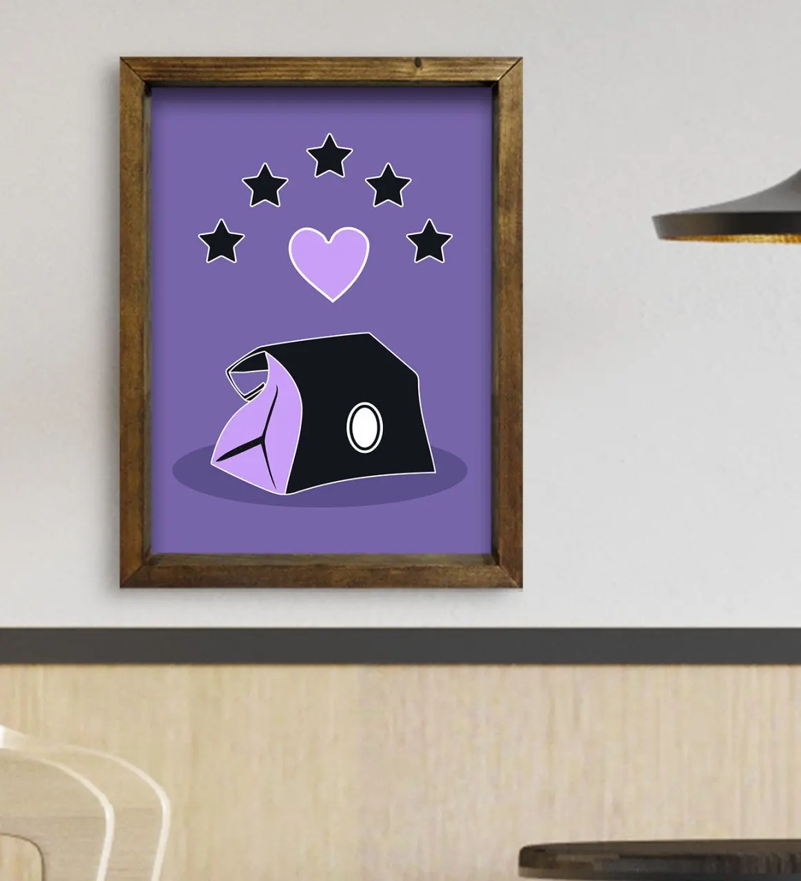 

BK Gift Cafe & Bar & Restaurant Konseptli Natural Solid Wood Frame Table 45x65cm-73