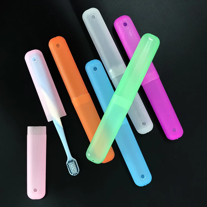 

Портативный дорожный держатель для зубной щетки, чехол для зубной щетки, чехол для путешествий, кемпинга, антибактериальный чехол для хране...