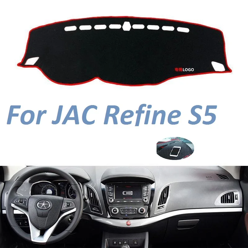 

For JAC Refine S5 Left Right Hand Drive NonSlip Dashboard Cover Mat Instrument Carpet Car Accessories