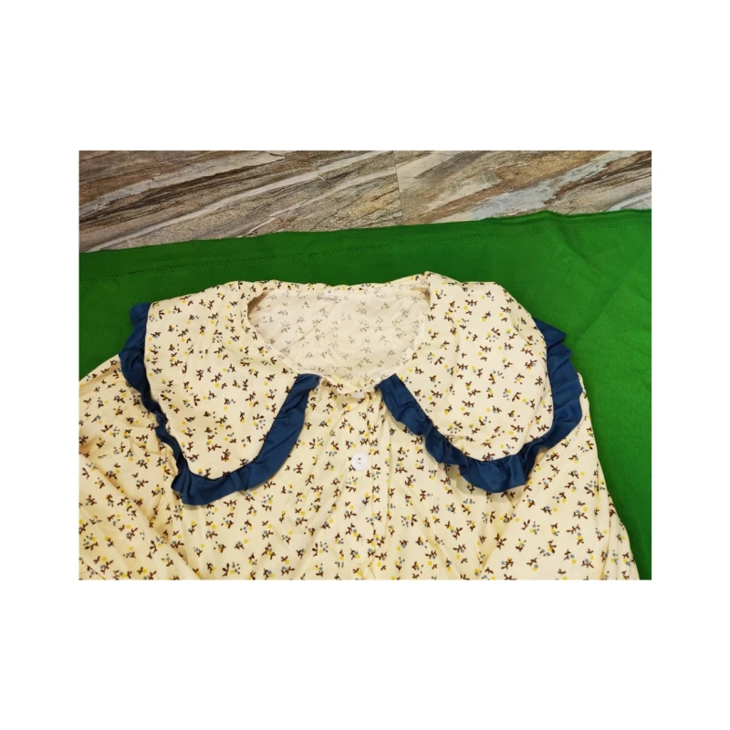 Pajamas Set Full Sleeve Tops Long Pants 2Piece/Set Sweet Pyjama Princess Spring Cute Homewear Cozy Plus Size Sleepwear