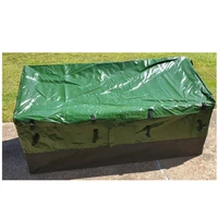 heavy duty fabric outdoor storage box with tarpaulin for garden