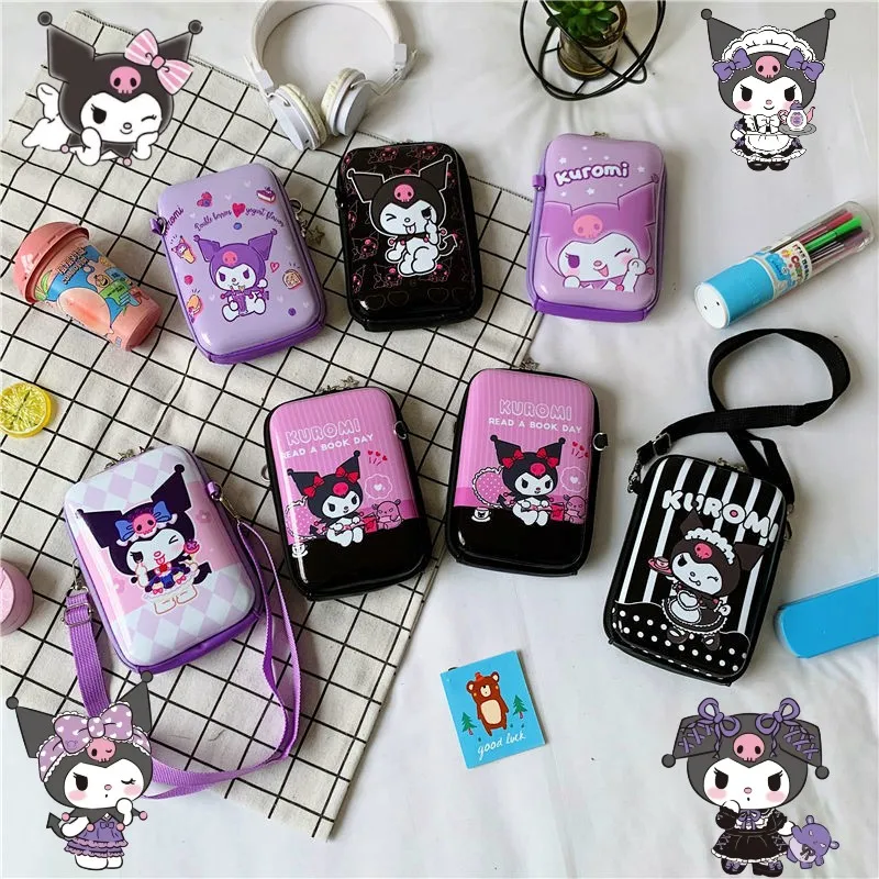 

40 Models Hellokitty Kuromi New Parent Child Children Bag Anime Cinnamoroll Hard Shell Messenger Bag Kawaii Picnic Travel Bags