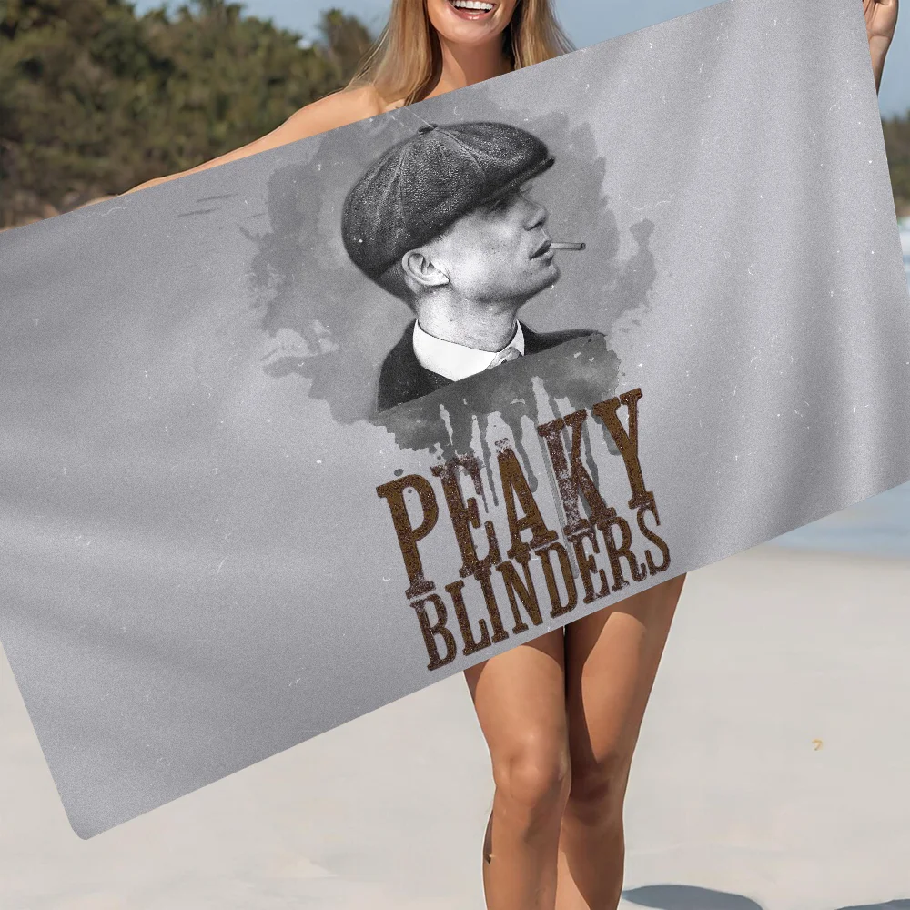 P-Peaky B-Blinders Пляжное полотенце из микрофибры для ТВ впитывающее быстросохнущее