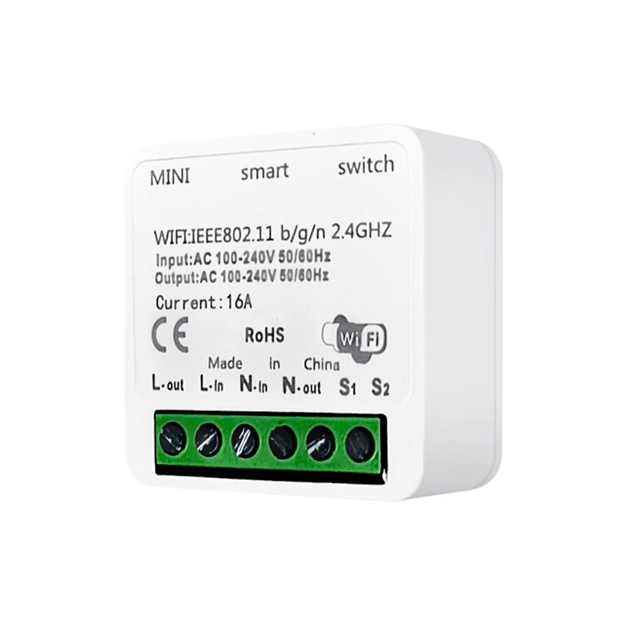 

ammtoo eWelink WiFi-выключатель для вентилятора 16A