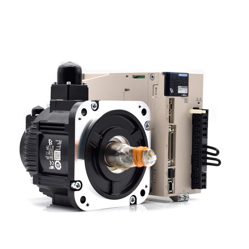 

YASKAWA 850W Servo Motor SGM7G-09AFC61 + Driver SGD7S-7R6A00A202 + Connection Cable 5Meter