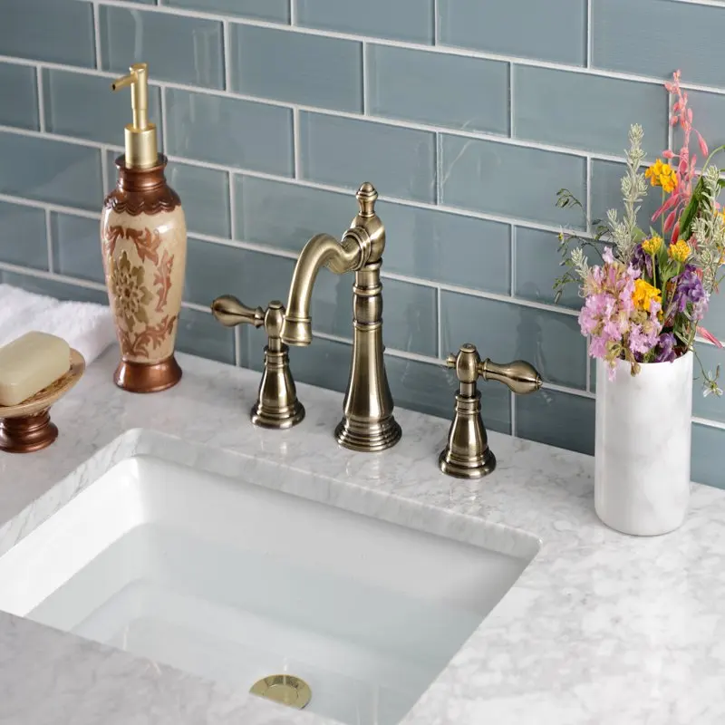 

FSC19733ACL American Classic Widespread Bathroom Faucet, Antique Brass