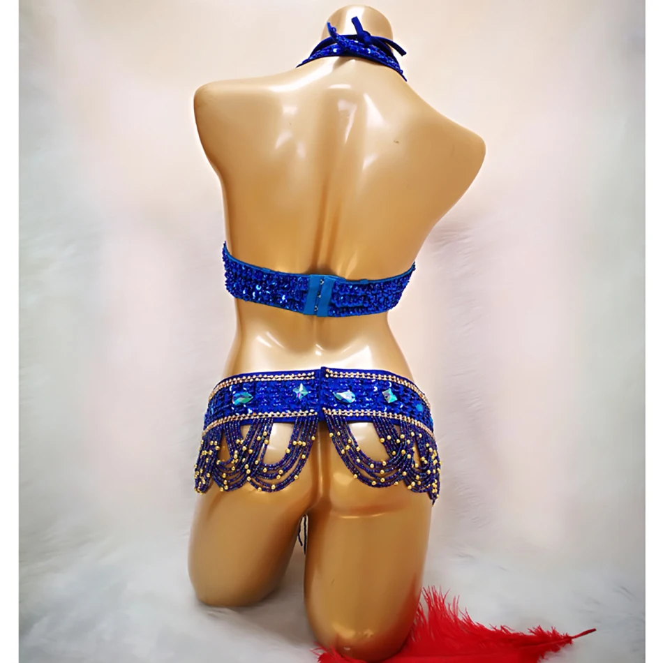 Женский сексуальный бюстгальтер и пояс для танца живота цвет в ассортименте